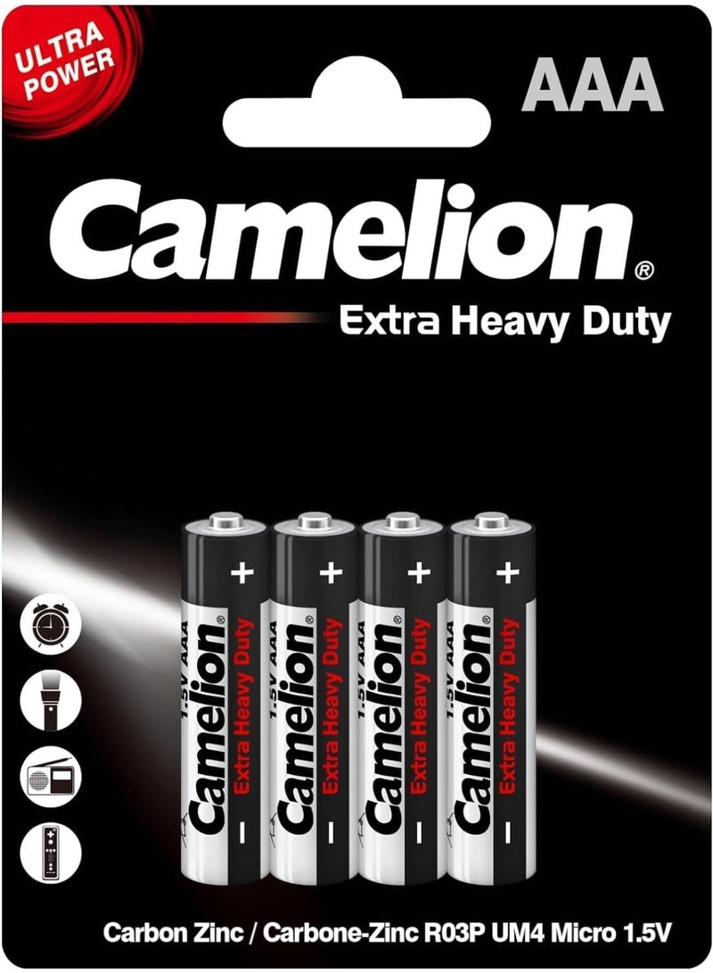 Camelion AAA Extra Heavy Duty Battery 4er Pack 288 Packs - Image 2